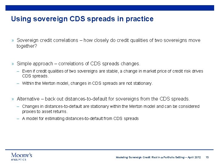 Using sovereign CDS spreads in practice » Sovereign credit correlations – how closely do
