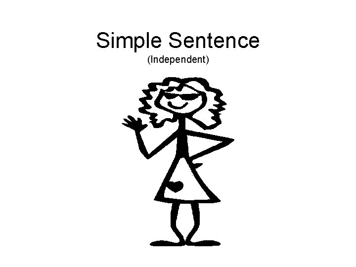 Simple Sentence (Independent) 