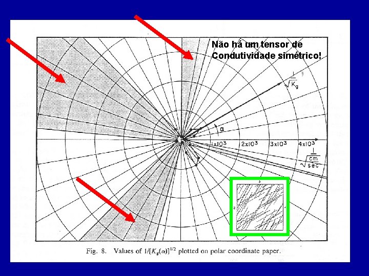 Não há um tensor de Condutividade simétrico! 