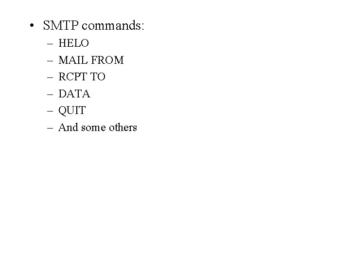 Review How do we address a network endpoint