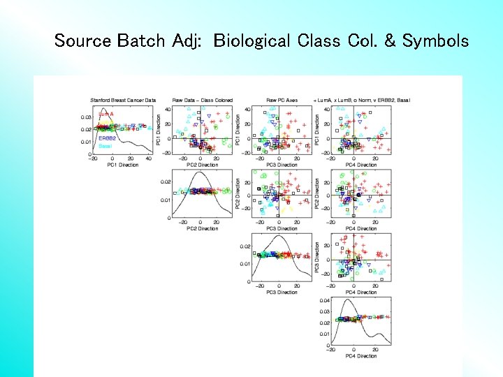 Source Batch Adj: Biological Class Col. & Symbols 