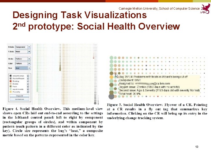 Carnegie Mellon University, School of Computer Science Designing Task Visualizations 2 nd prototype: Social