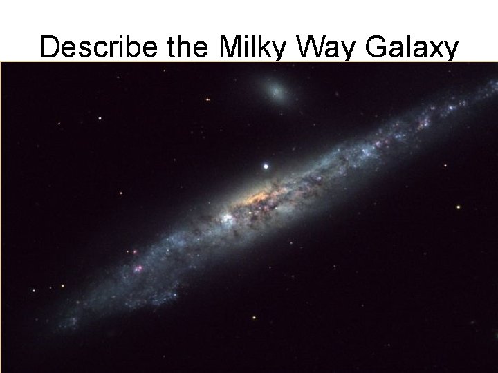 Describe the Milky Way Galaxy 