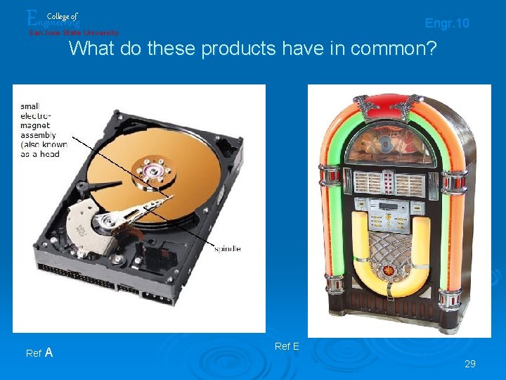 Engineering College of Engr. 10 San Jose State University What do these products have Engineering College of Engr. 10 San Jose State University What do these products have
