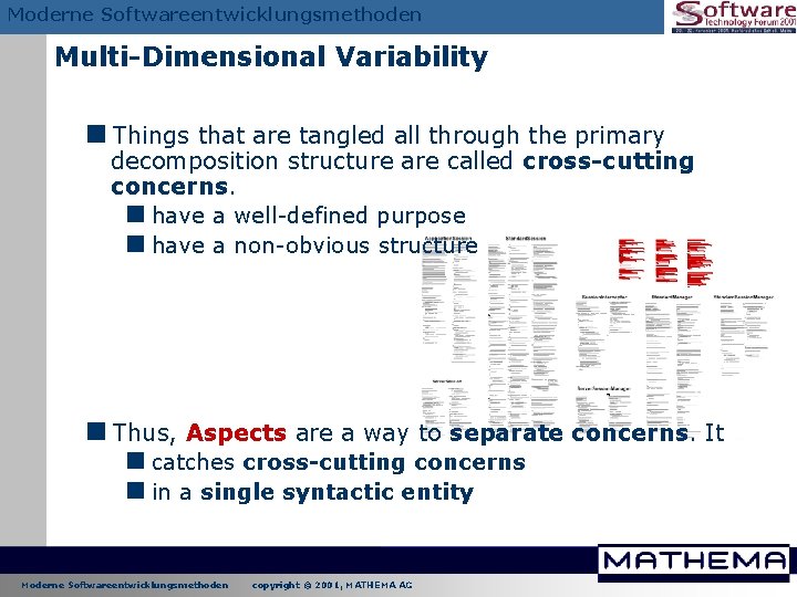 Moderne Softwareentwicklungsmethoden Multi-Dimensional Variability <Things that are tangled all through the primary decomposition structure Moderne Softwareentwicklungsmethoden Multi-Dimensional Variability <Things that are tangled all through the primary decomposition structure