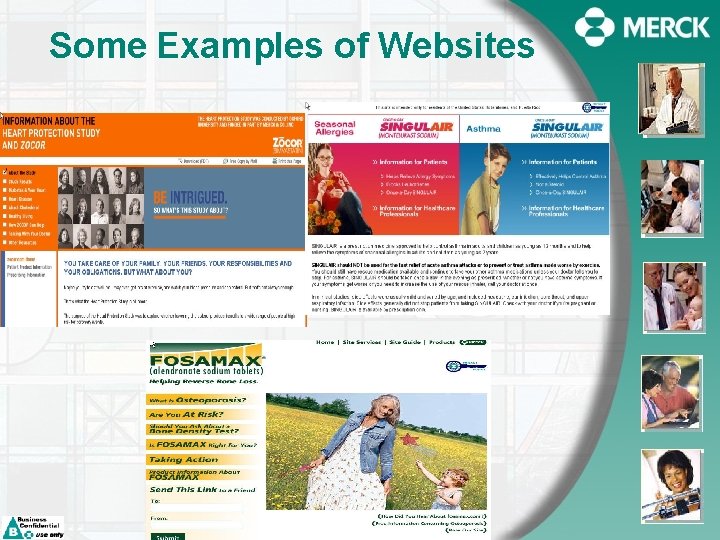 Some Examples of Websites 