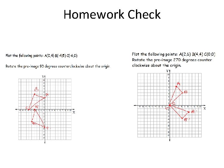 Homework Check 