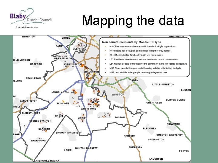 Mapping the data 