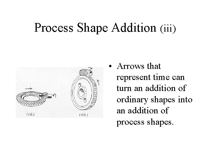 Process Shape Addition (iii) • Arrows that represent time can turn an addition of Process Shape Addition (iii) • Arrows that represent time can turn an addition of
