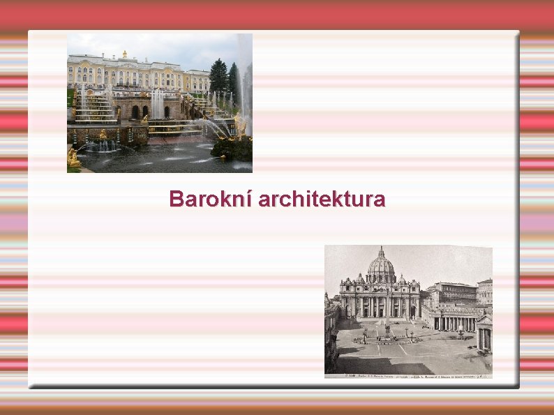 Barokní architektura 