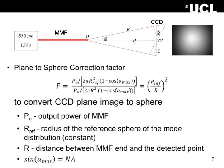 Theory calculation CCD MMF • 7 