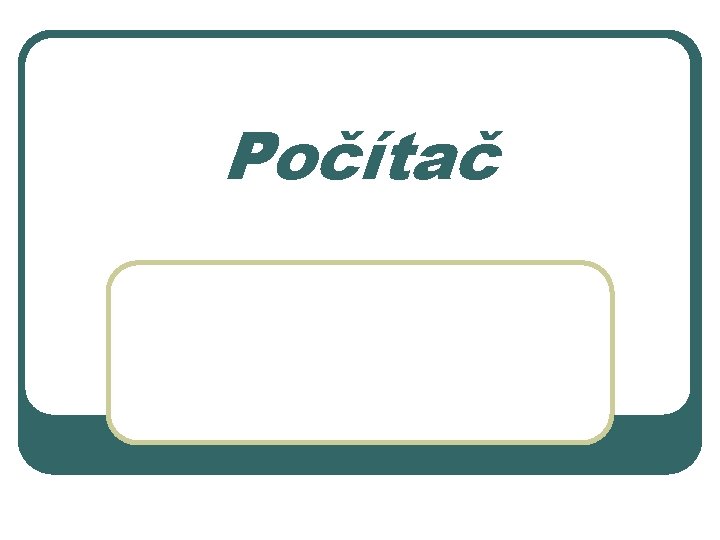 Počítač 