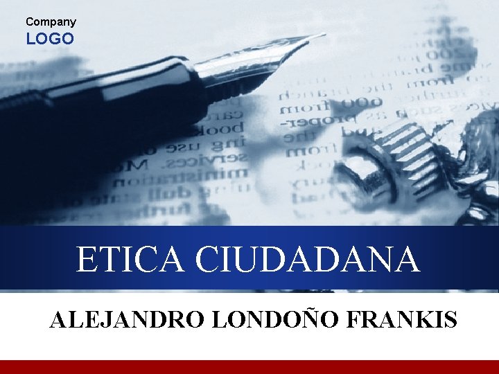 Company LOGO ETICA CIUDADANA ALEJANDRO LONDOÑO FRANKIS 