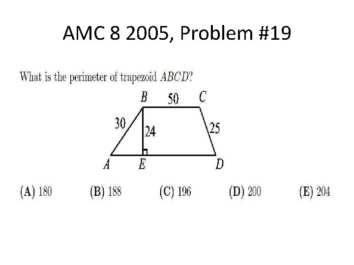 AMC 8 2005, Problem #19 