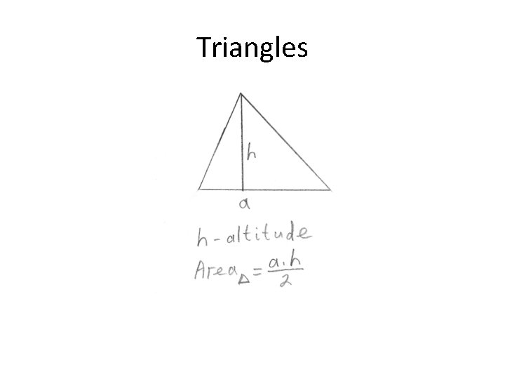 Triangles 