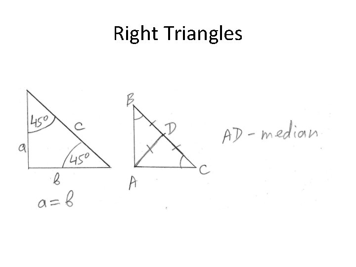 Right Triangles 