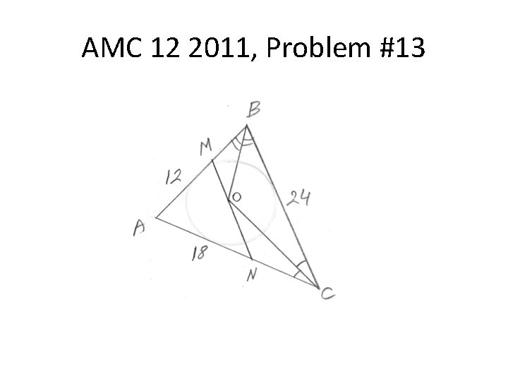 AMC 12 2011, Problem #13 