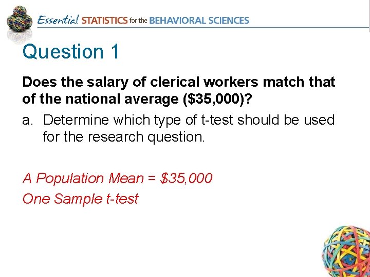 Question 1 Does the salary of clerical workers match that of the national average