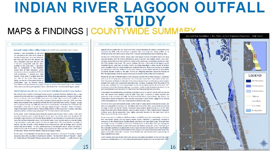 INDIAN RIVER LAGOON OUTFALL STUDY MAPS & FINDINGS | COUNTYWIDE SUMMARY 