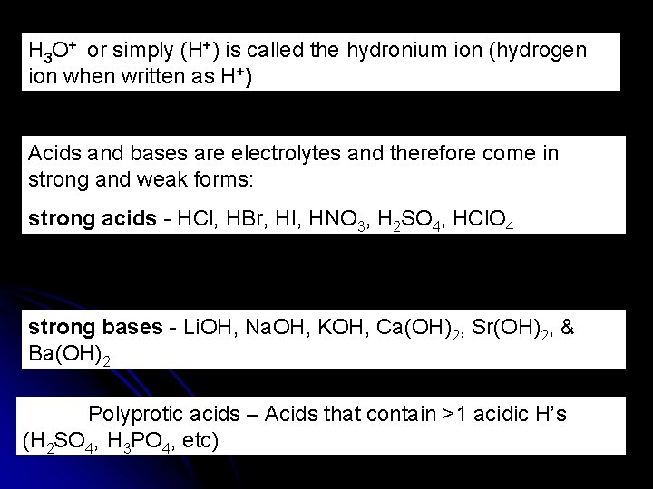 H 3 O+ or simply (H+) is called the hydronium ion (hydrogen ion when