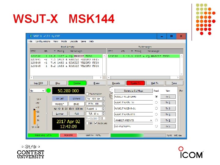 WSJT-X MSK 144 