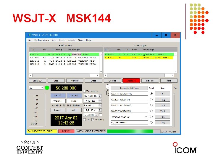 WSJT-X MSK 144 