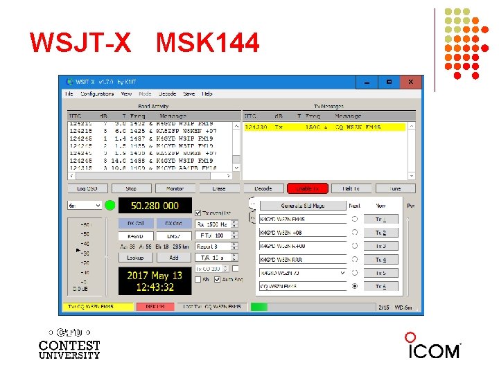 WSJT-X MSK 144 
