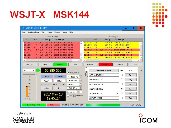 WSJT-X MSK 144 