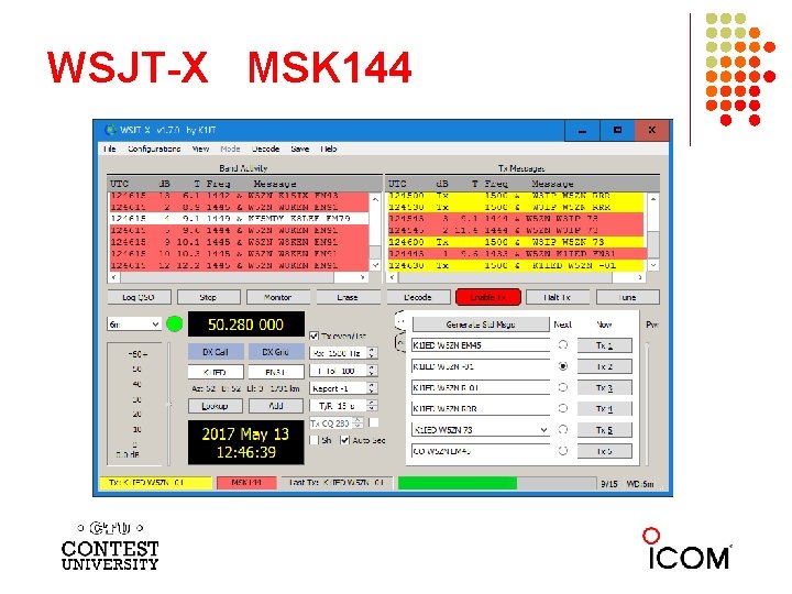 WSJT-X MSK 144 