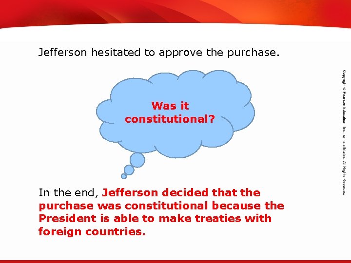 TEKS 8 C: Calculate percent composition and empirical and molecular formulas. Jefferson hesitated to