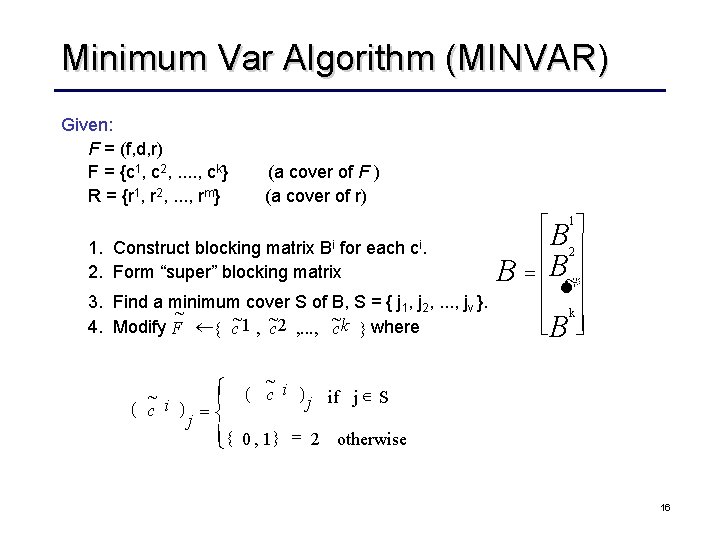 Logic Synthesis Boolean Division Courtesy Rk Brayton Ucb