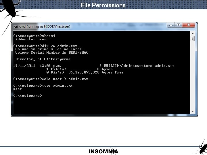 File Permissions 