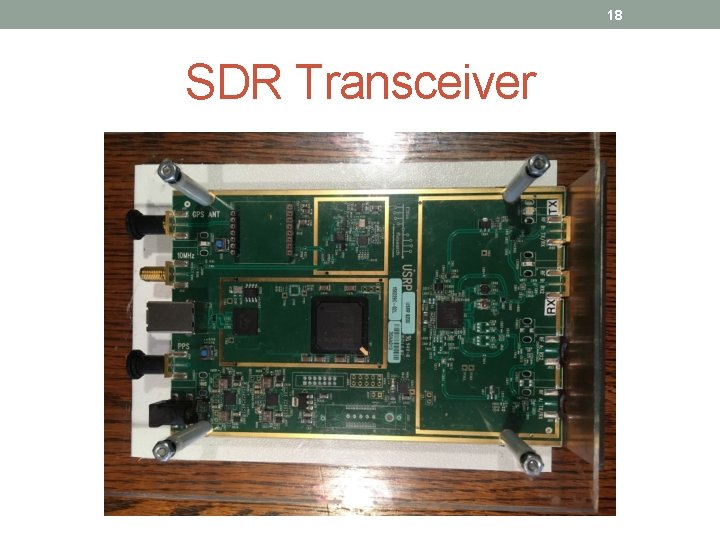 18 SDR Transceiver 