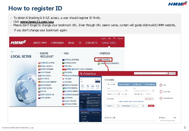 How to register ID - To obtain E-Booking & E-S/I access, a user should