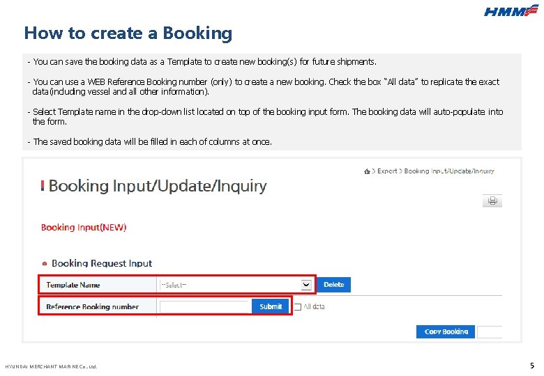 How to create a Booking - You can save the booking data as a