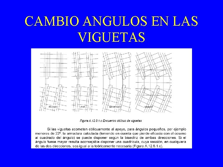 CAMBIO ANGULOS EN LAS VIGUETAS 