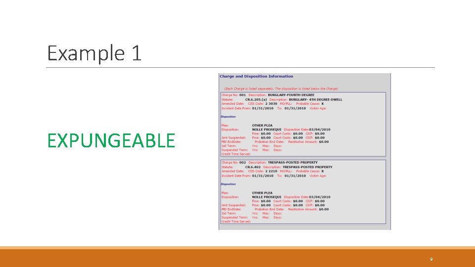 Example 1 EXPUNGEABLE 9 