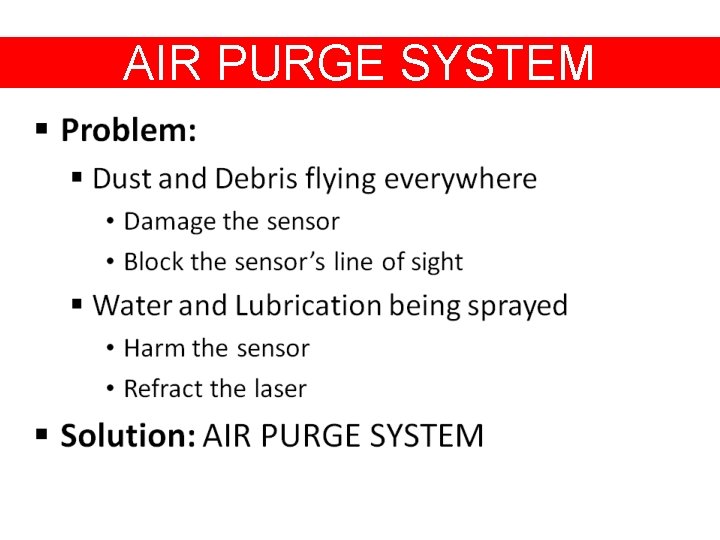 AIR PURGE SYSTEM 