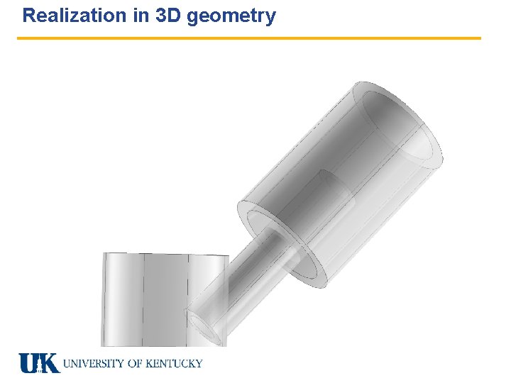 Realization in 3 D geometry 