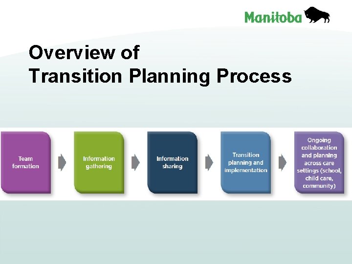 Overview of Transition Planning Process 