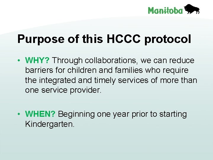 Purpose of this HCCC protocol • WHY? Through collaborations, we can reduce barriers for