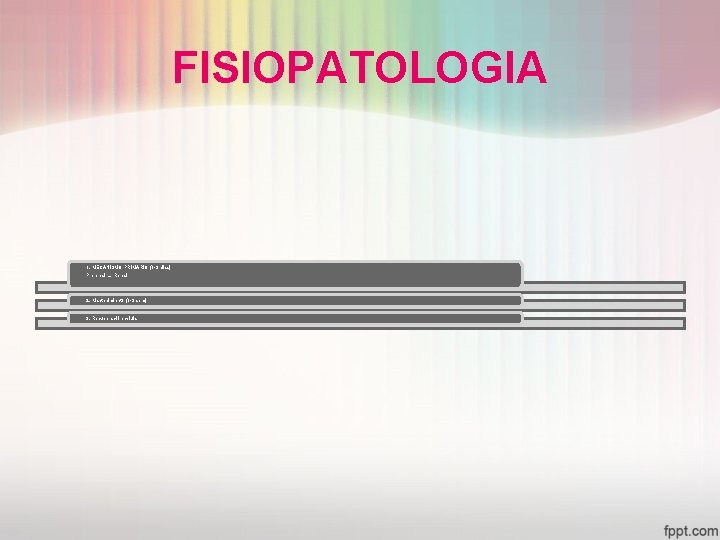 FISIOPATOLOGIA 1. MECANISMO PRIMARIO (1 -3 dias) Prerenal → Renal 2. Mantenimiento (1 -3