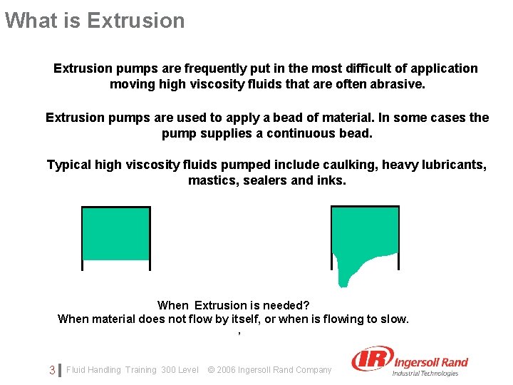 What is Extrusion pumps are frequently put in the most difficult of application Click