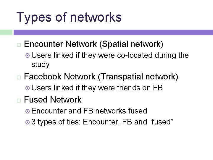 SPATIAL AND TRANSPATIAL NETWORKS Paola Monachesi Public spaces