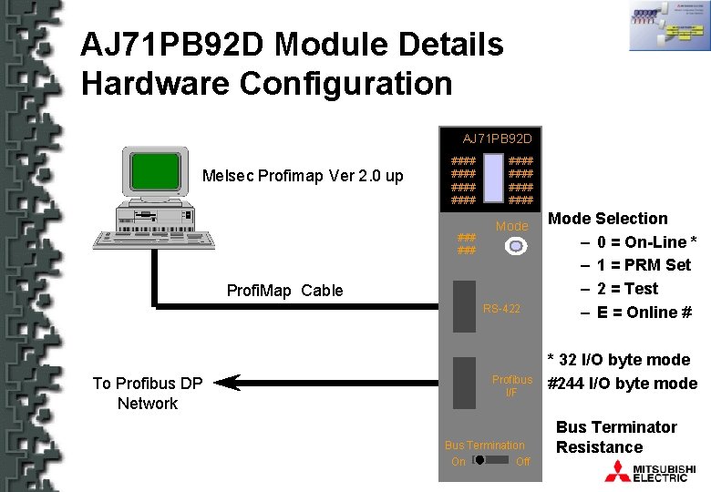 AJ 71 PB 92 D Module Details Hardware Configuration AJ 71 PB 92 D