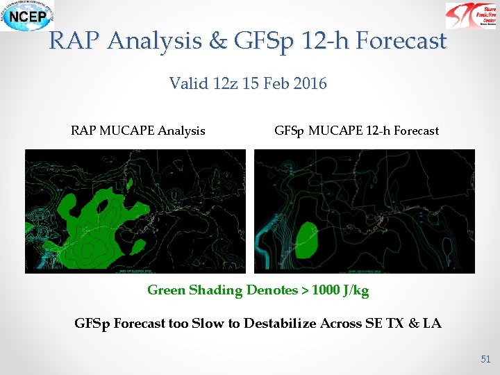RAP Analysis & GFSp 12 -h Forecast Valid 12 z 15 Feb 2016 RAP