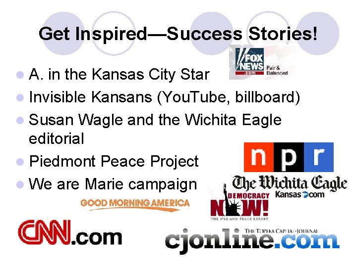 Get Inspired—Success Stories! l A. in the Kansas City Star l Invisible Kansans (You. Get Inspired—Success Stories! l A. in the Kansas City Star l Invisible Kansans (You.