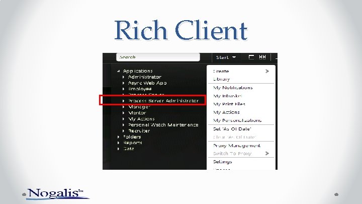 Rich Client 