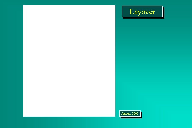 Layover Jensen, 2000 