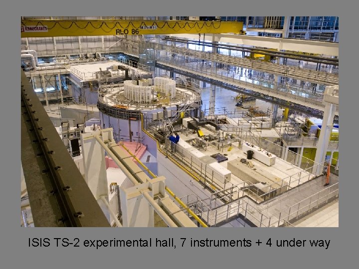 ISIS TS-2 experimental hall, 7 instruments + 4 under way 